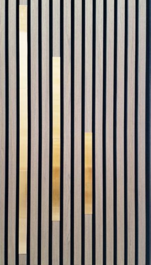 Cover voor akupanel - Geborsteld GOUD