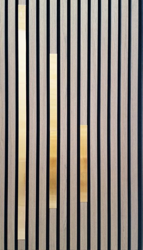 Cover voor akupanel - Geborsteld GOUD