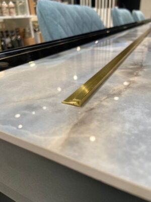 Eindprofiel tbv. PVC Wandpanelen - Goud