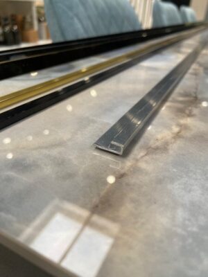 Eindprofiel tbv. PVC Wandpanelen - Zilver