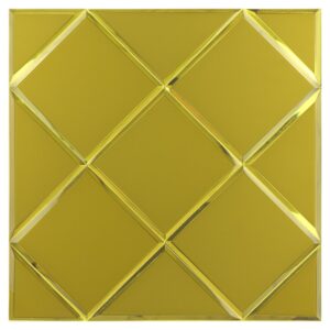 GOLD Glass Mat - Zelfklevend Mozaiek 300x300x4mm
