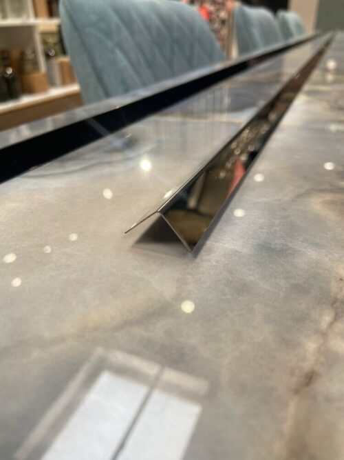 Hoekprofiel tbv. PVC Wandpanelen - Zilver