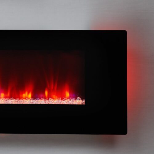 New York - 127 CM OPBOUW Elektrische Sfeerhaard MET VERWARMING + WIFI + APP FUNCTIE - Afbeelding 2