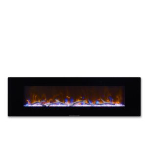 New York - 127 CM OPBOUW Elektrische Sfeerhaard MET VERWARMING + WIFI + APP FUNCTIE