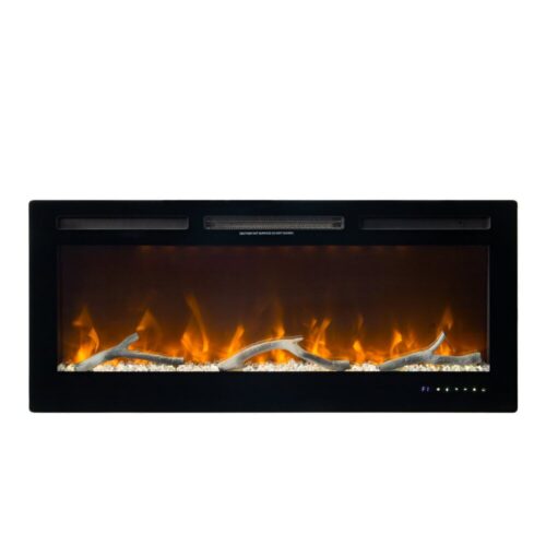 Paris - 105 CM INBOUW Elektrische Sfeerhaard MET VERWARMING + WIFI + APP FUNCTIE