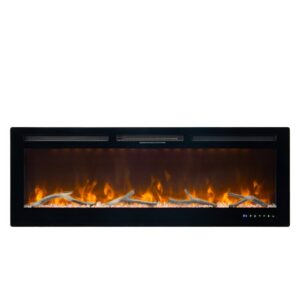 Paris - 183 CM INBOUW Elektrische Sfeerhaard MET VERWARMING + WIFI + APP FUNCTIE