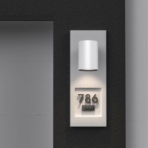 OPPIO Round - Down -Wit - Rond - LED Wandlamp - Voor Buiten en Binnen