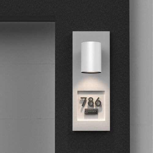 OPPIO Round - Down -Wit - Rond - LED Wandlamp - Voor Buiten en Binnen