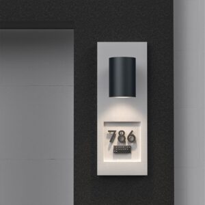 OPPIO Round - Down -Zwart - Rond - LED Wandlamp - Voor Buiten en Binnen