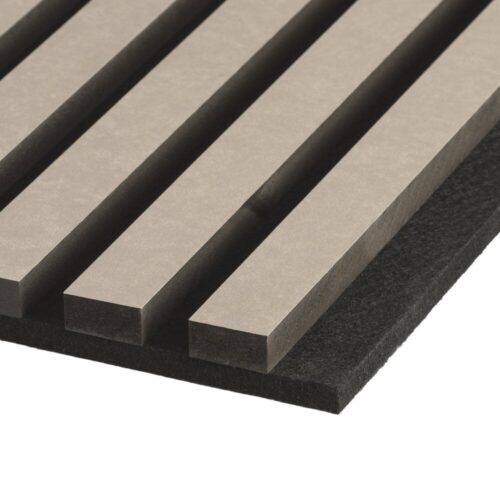 Sample - EXPLORE TAUPE akoestische wand panelen lattenwand - Afbeelding 2