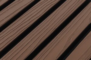 SAMPLE - MAHONIE - Zwarte strepen - Gevelbekleding – Composiet | 290 x 22 cm | Gevel | Tuin
