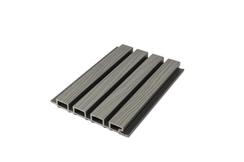 Sample - SILVER GREY - Zwarte strepen - Gevelbekleding – Composiet | Gevel | Tuin - Afbeelding 2