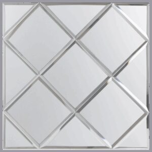 Silver Glass Mat - Zelfklevend Mozaiek 300x300x4mm