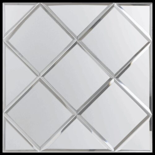 Silver Glass Mat - Zelfklevend Mozaiek 300x300x4mm