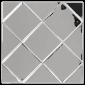 Silver Glass - Zelfklevend Mozaiek 300x300x4mm