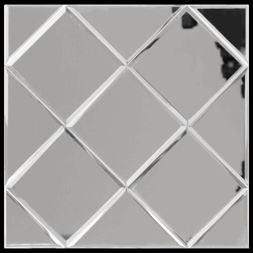 Silver Glass - Zelfklevend Mozaiek 300x300x4mm
