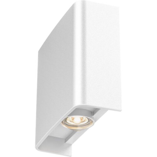 OPPIO SQUARE - Wit - Up & Down - LED Wandlamp -  Voor Buiten en Binnen - Afbeelding 2
