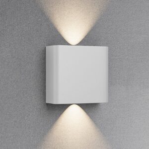 OPPIO SQUARE - Wit - Up & Down - LED Wandlamp -  Voor Buiten en Binnen