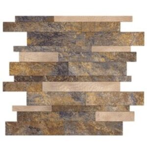 Taupe Natuursteen Wildverband - Zelfklevend Mozaiek 303x298x4mm