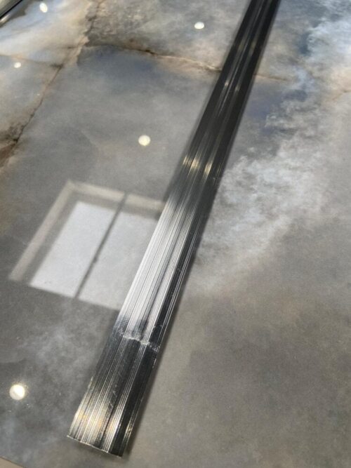 Tussenprofiel tbv. PVC Wandpanelen - Zilver - Afbeelding 2