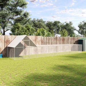 Kippenren 8x2x2 m gegalvaniseerd staal