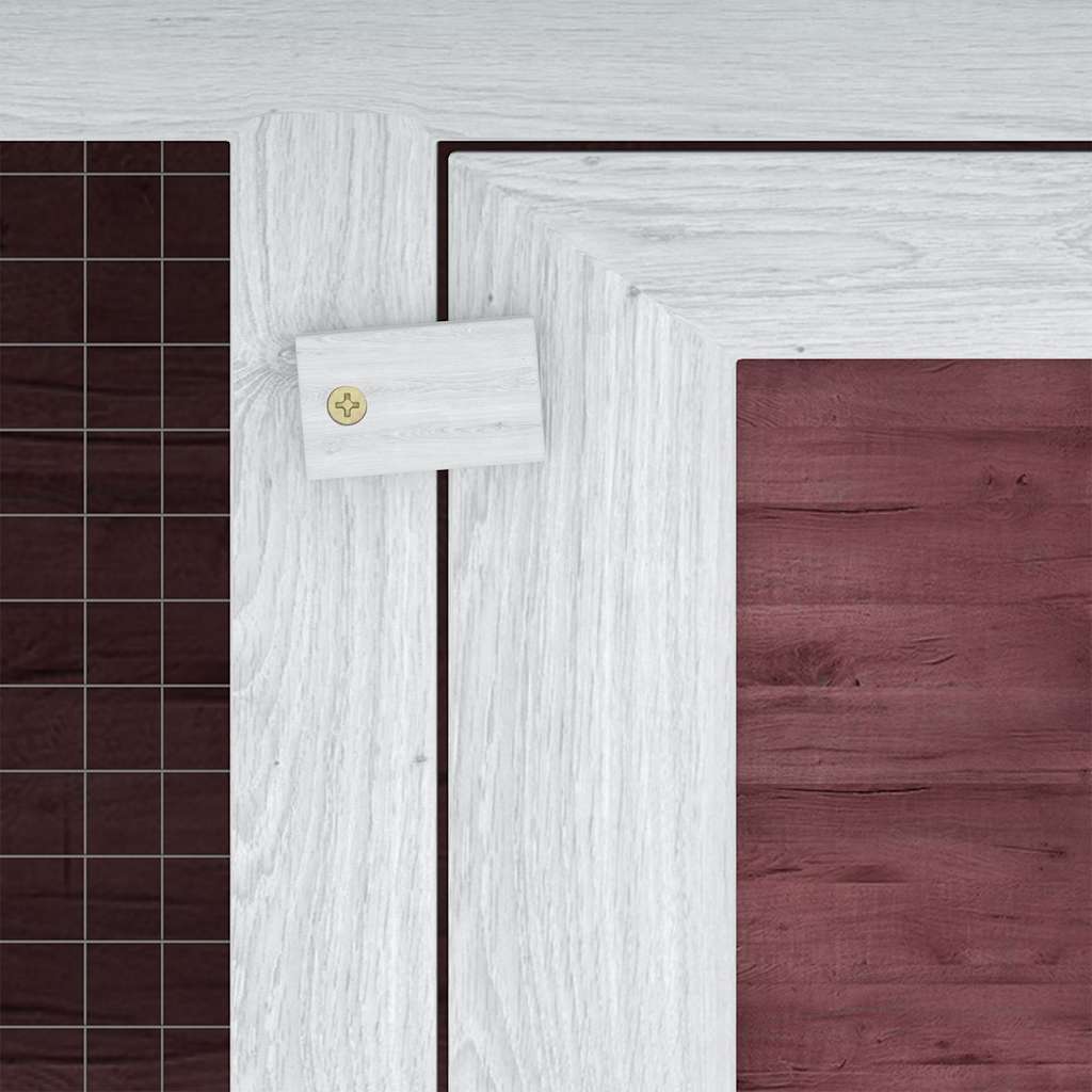 Konijnenhok twee verdiepingen hout bruin - Afbeelding 9