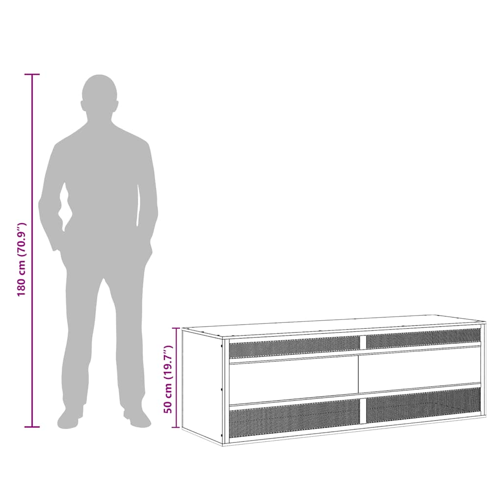 Terrarium 120x50x50 cm bewerkt hout - Afbeelding 8