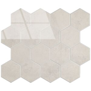 BEIGE MARBLE  Hexagon - Zelfklevende Mozaïek 29.2x25.4x3.3 mm