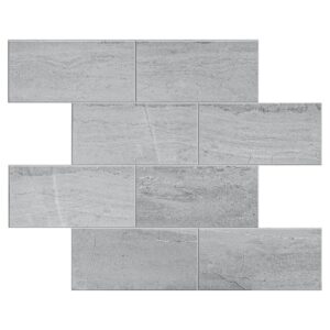 Beton Licht Grijs METRO - Zelfklevende Mozaïek 30.5x30.5x4 mm