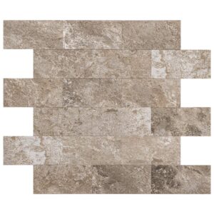 Natuursteen Taupe METRO - Zelfklevend Mozaïek 29.5x28.8x3.3 mm