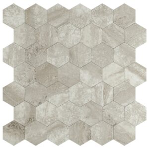 XL Stone Taupe HEXAGON - Zelfklevend Mozaïek 290x288mm