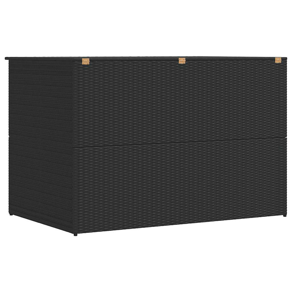 Tuinbox 150x100x100 cm poly rattan zwart - Afbeelding 7