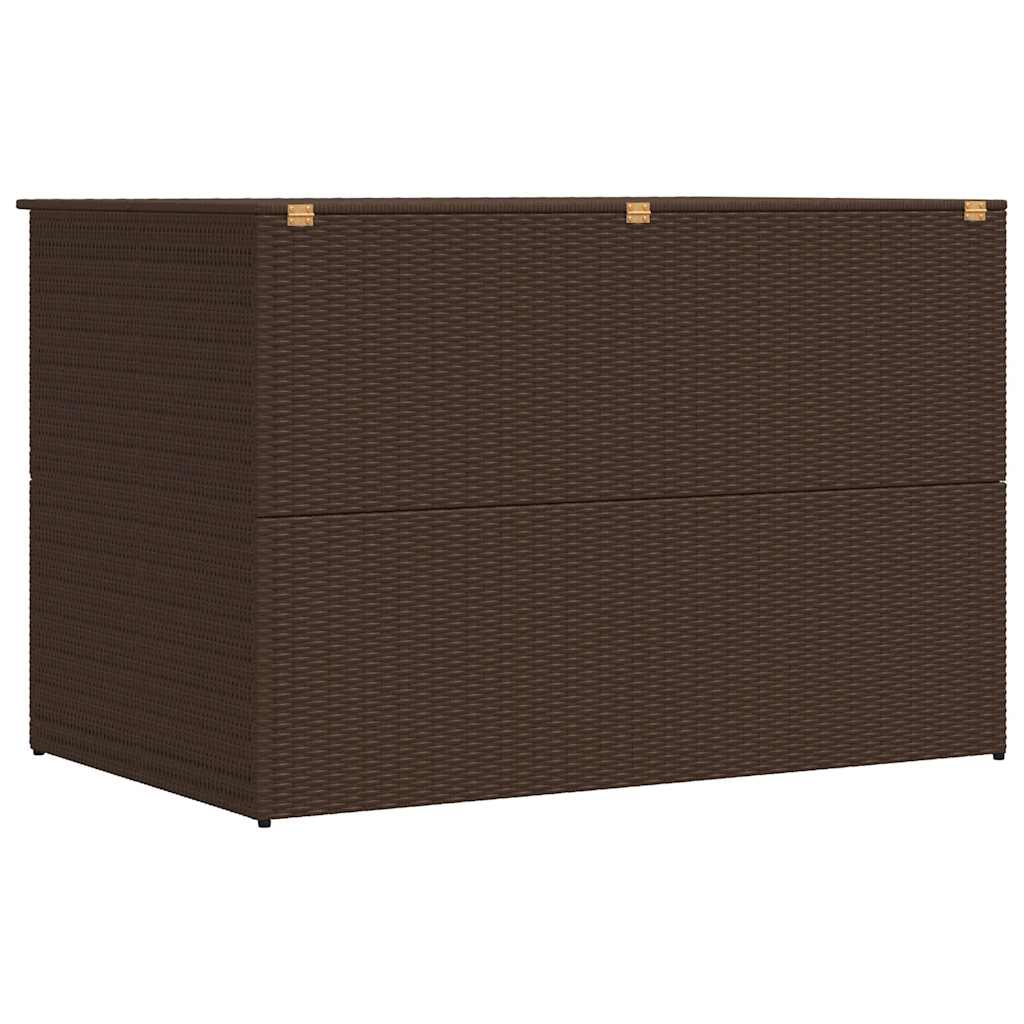 Tuinbox 150x100x100 cm poly rattan bruin - Afbeelding 8