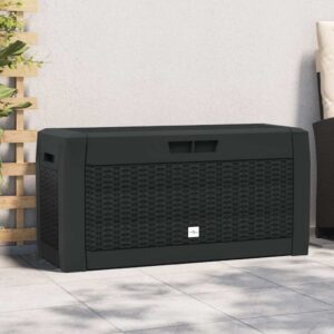 Tuinbox 119x48x60 cm polypropeen antracietkleurig