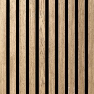 €45 PER PANEEL - 260x60 cm NEW WALNOOT Eiken akoestische wand panelen lattenwand met Vilt