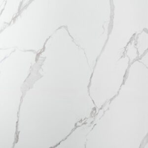 €59 PER PANEEL - 120x280x0,3 cm - PVC Wandpaneel Calacatta Marmer Wit / Grijs Hoogglans