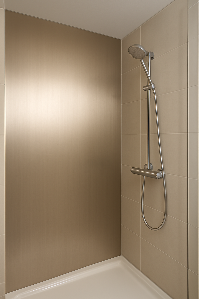 120x280x0.5 cm - Metaal Wandpaneel RVS ZENITH