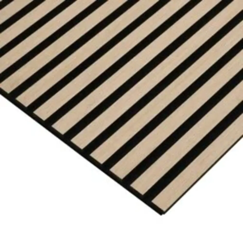 Lattenwand Silentless EIKEN 260 x 52,6 cm - akoestische wand panelen met Vilt - Afbeelding 2